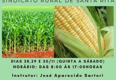 INSCRIÇÕES ABERTAS PARA O CURSO DE MILHO – MANEJO E TRATOS CULTURAIS.